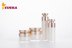 Evera cung cấp hũ đựng kem face thủy tinh tròn nắp thiếc chất lượng