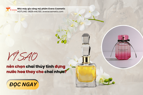 Vì sao nên chọn chai thủy tinh dựng nước thay chai nhựa